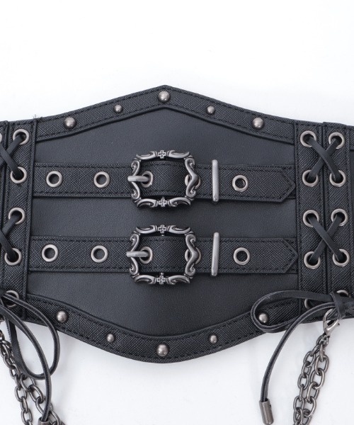 NIBBLE POISON（ニブルポイズン） ベルト レースアップコルセット