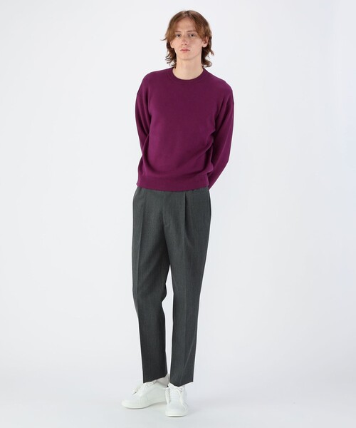 CABaN（キャバン） セーター ニット コットンカシミヤ クルーネック