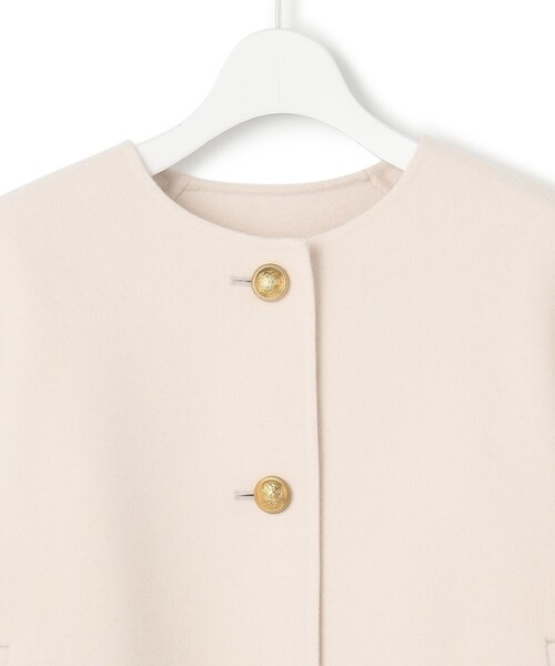 ノーカラーコート コート ウールリバー レディース : ZOZOTOWN Yahoo