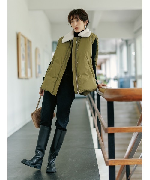 Mila Owen（ミラオーウェン） ブーツ スクエアトゥロングブーツ