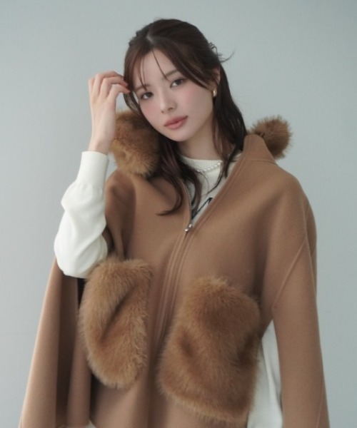 EIMY ISTOIRE（エイミーイストワール） コート アウター ファー