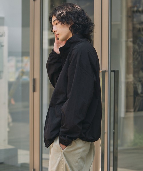 The unormwind ブルゾン アウター 「セットアップ対応」刺繍ロゴ