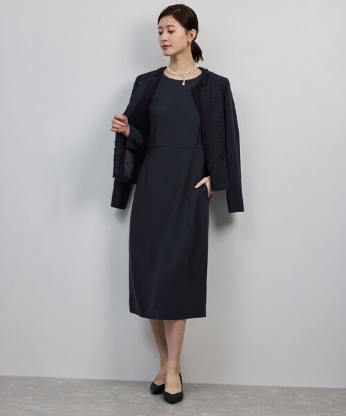 ROPE'（ロペ） ワンピース トリアセダブルクロス ウエストコンシャス