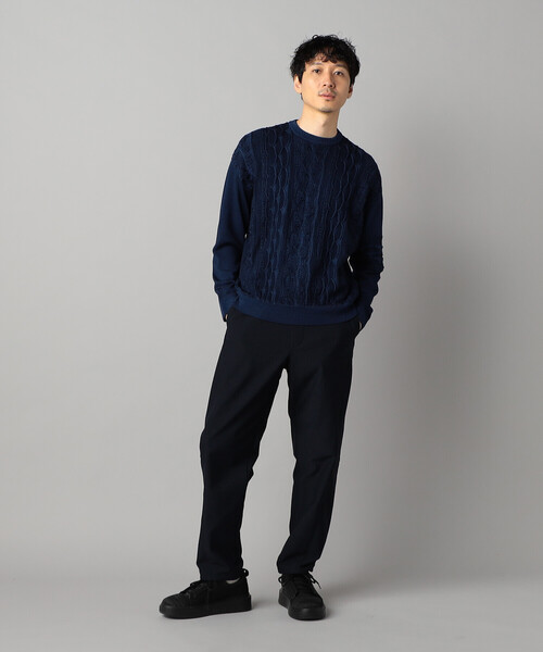 β MEN（ベータ・メン） セーター ニット COOGI（クージー）柄 クルー