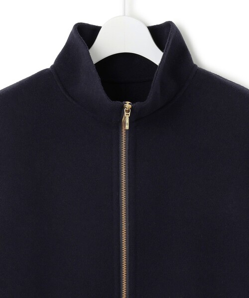 コート アウター ウールリバー スタンドカラーコート レディース