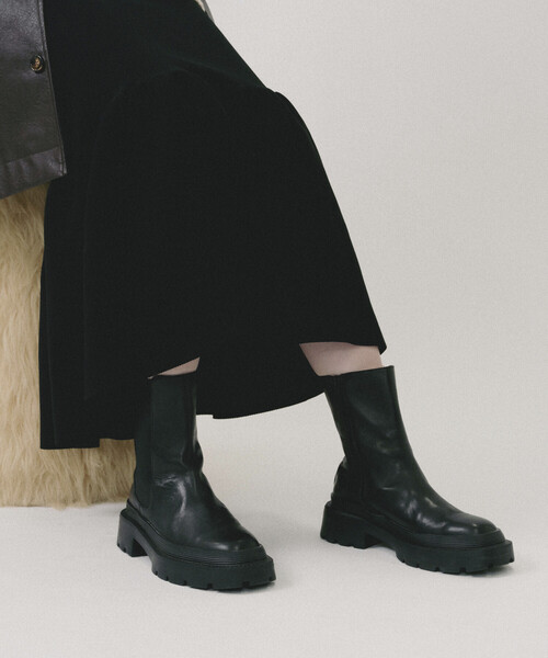 ATELIER BRUGGE（アトリエブルージュ） ブーツ レザー サイドゴア