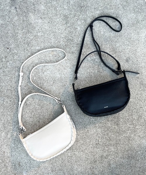 Beau're（ヴュレ） ショルダーバッグ バッグ BEAURE カウレザー かがり