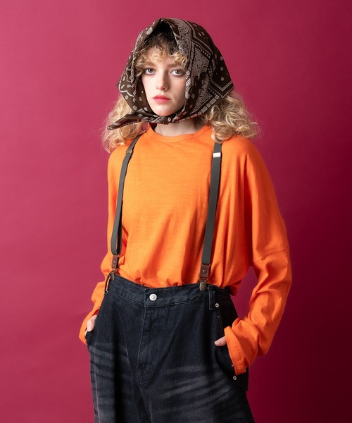 サスペンダー an meets zakka レトロナローサスペンダー メンズ