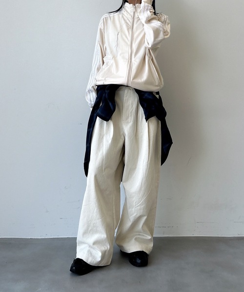 UNDERSTATEMENTs チノパン 「ユニセックス」2タック起毛チノワイド