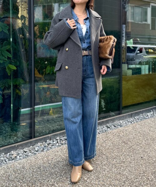 RIVE DROITE（リヴドロワ） ピーコート pコート 「リバイバル/新色追加