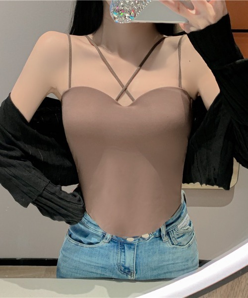 Per sist ence（パーシエンス） キャミソール フロントクロス