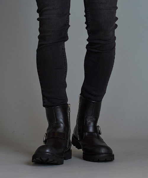 NO ID.（ノーアイディー） ブーツ mko12181-サイドZIPショート