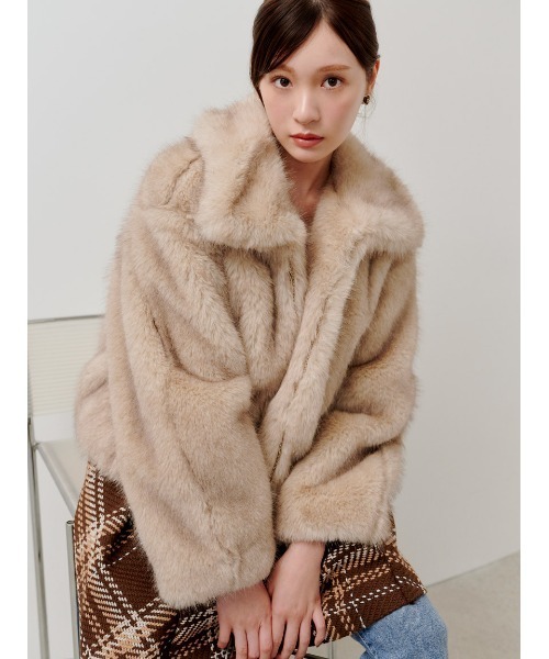 SNIDEL（スナイデル） コート チェスターコート ファーショートコート