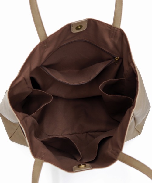 andme（アンドミー） トートバッグ 合成皮革A4トートバッグ レディース