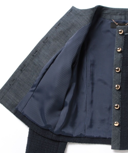 allureville（アルアバイル） ジャケット ノーカラージャケット