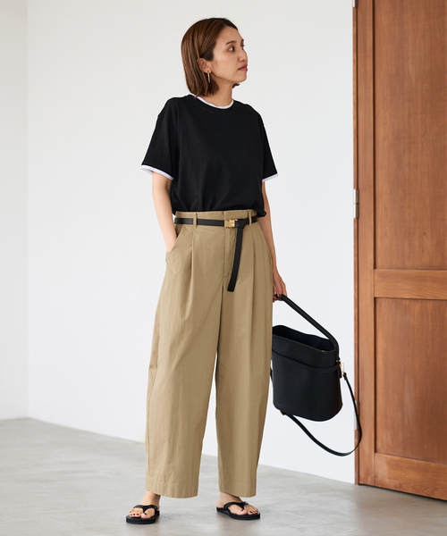 FRAMeWORK（フレームワーク） スラックス パンツ コットンナイロン