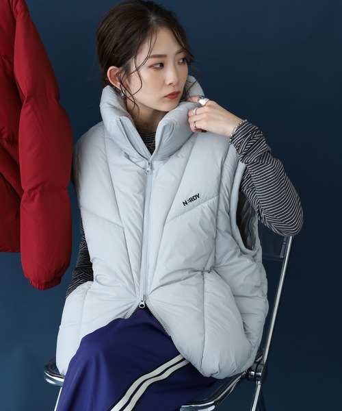 NERDY ダウンコート ダウンジャケット フラグメントデタッチャブル
