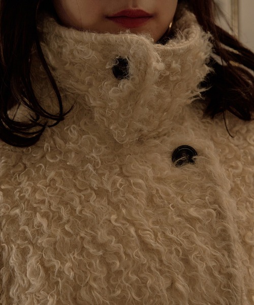 mideal（マイディール） コート アウター poodle middle coat