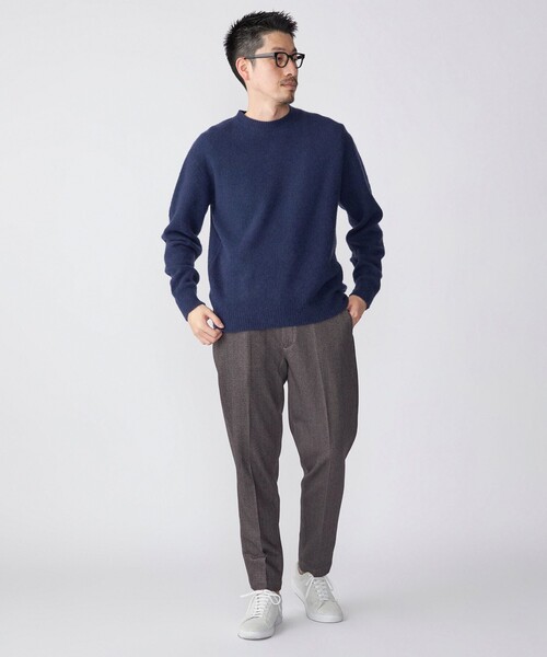 SHIPS（シップス） メンズ ニット SHIPS: ヤク ウール 5ゲージ クルー