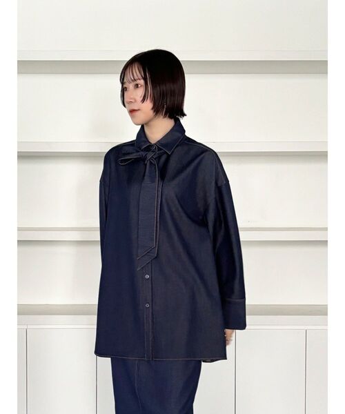 LAGUNAMOON（ラグナムーン） ブラウス シャツ 「柳橋唯コラボ」ワイド