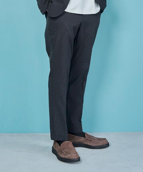 THE SHOP TK パンツ ライトドッツスラックス「セットアップ可/洗濯機OK