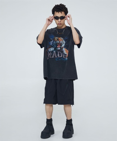 Ressaca（レサーカ） tシャツ オーバーサイズ ロックプリントバンドT