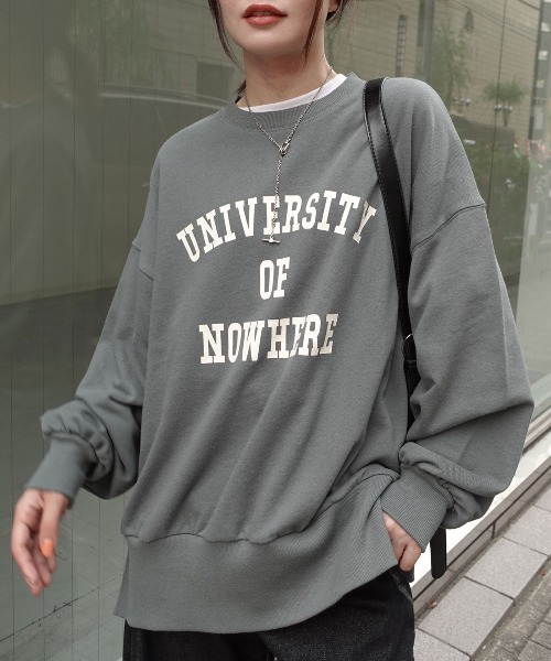 CORNERS（コーナーズ） トレーナー スウェット サイドスリットビッグ