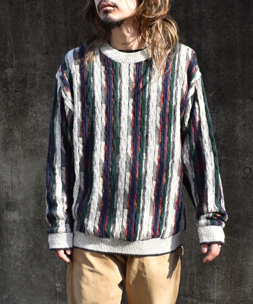 VINTAGE セーター ニット 「ヴィンテージ古着」90's SHENANDOAH マルチ