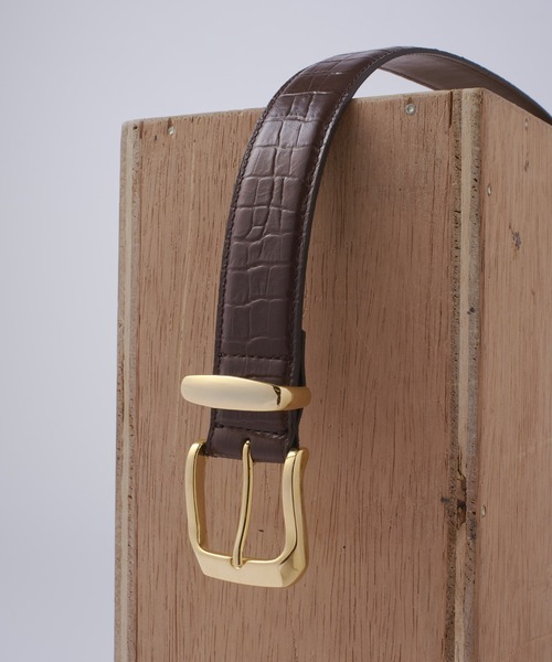 Lui's（ルイス） ベルト オリジナルバックルレザーベルト レディース