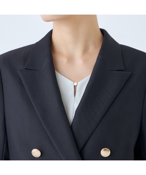 SUIT SELECT ジャケット テーラードジャケット 「秋冬」6釦2掛けダブル