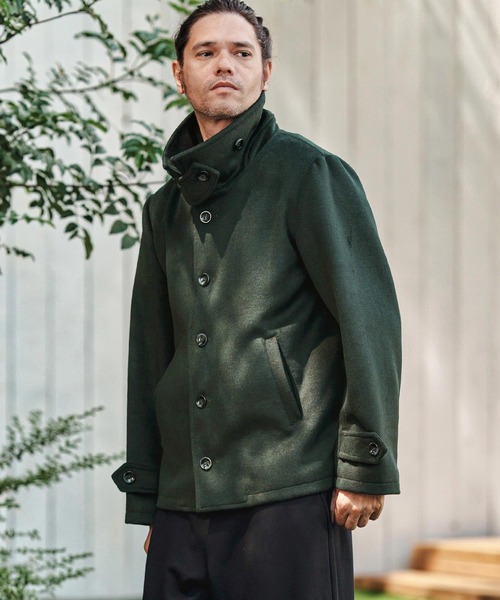 CAMBIO（カンビオ） pコート ピーコート mj10847- メルトンシングルP