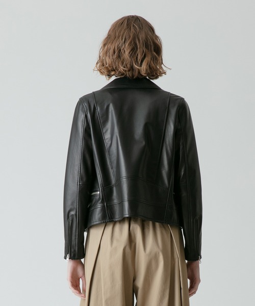 allureville（アルアバイル） レザージャケット ライダース ラムレザー