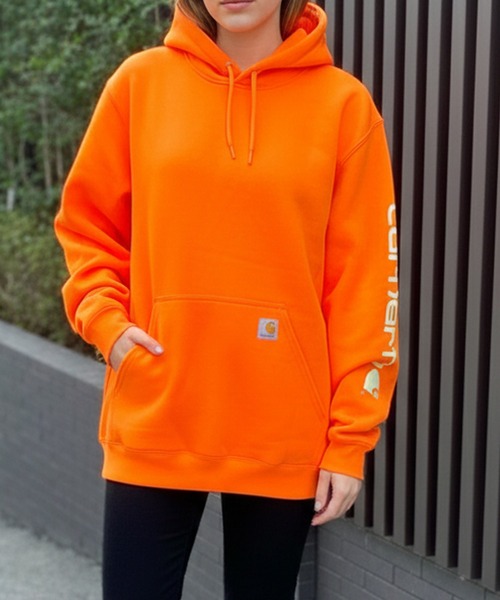 Carhartt（カーハート） パーカー 「carhartt」カーハート袖プリント