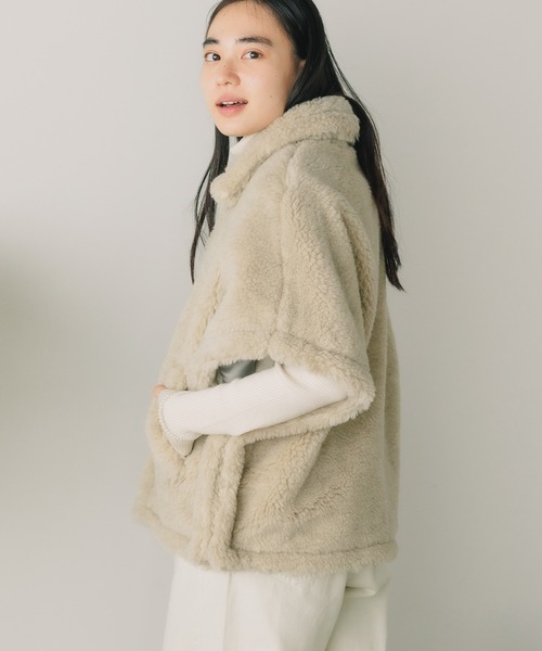 TICCA（ティッカ） ポンチョ ウールファーポンチョ : ZOZOTOWN Yahoo