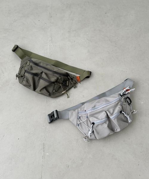 CLEA ウエストポーチ ウエストバッグ ドロストポケットボディバッグ