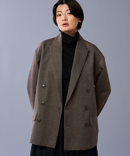 uncrave（アンクレイヴ） コート アウター ウォッシャブル ツイード