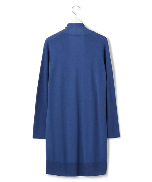 カーディガン 「洗える」サステナブルウール ショールカラー