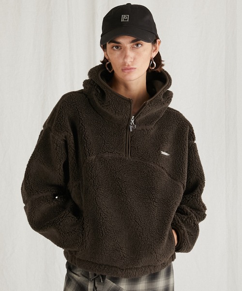 PRANK PROJECT（プランクプロジェクト） パーカー ボアハーフジップ