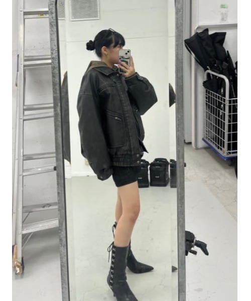 LAGUA GEM（ラグアジェム） ブーツ SIDE METAL POINTED ブーツ