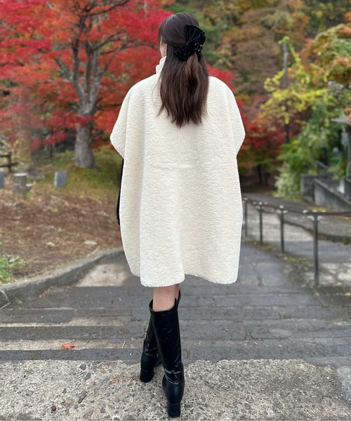 Per sist ence（パーシエンス） ポンチョ リバーシブルフェイク