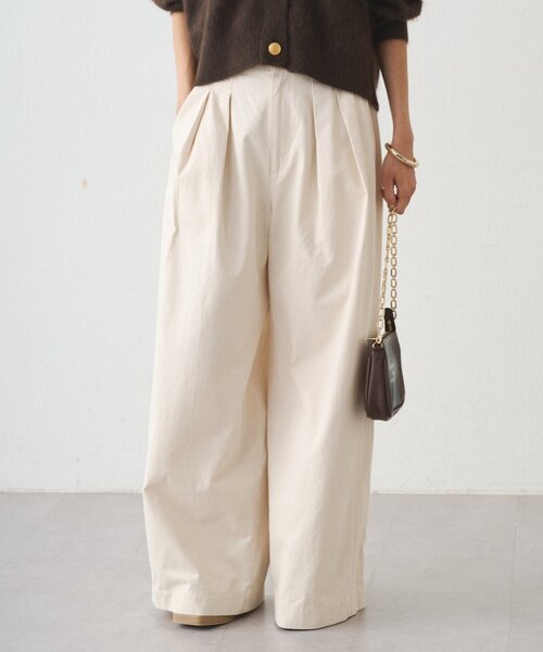 Loungedress（ラウンジドレス） チノパン チノベルトタックパンツ