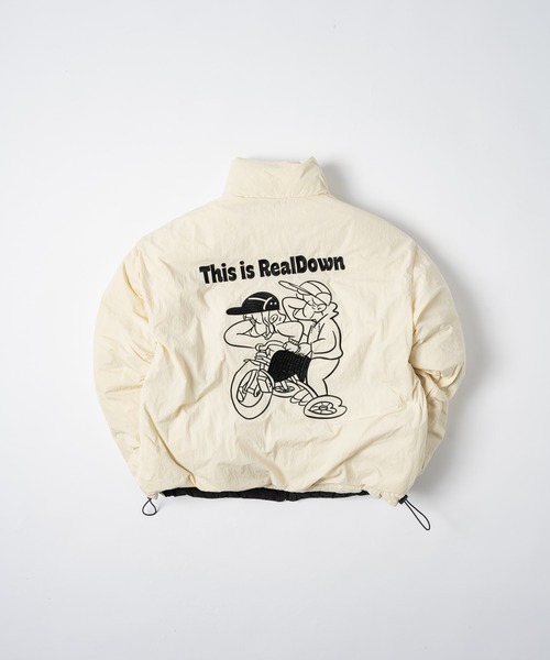 kaoyorinakami ダウンジャケット ダウン reversible down jacket