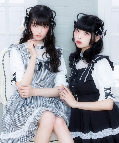 DearMyLove ワンピース ハートチョーカーベルトレースワンピース