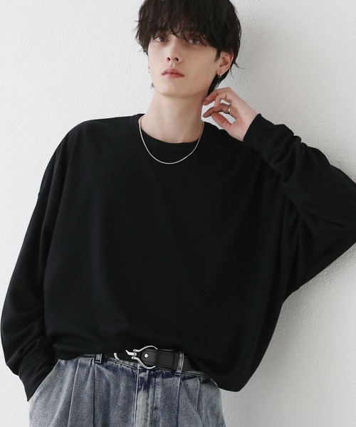 ASTRONOMY tシャツ TRスムースドルマン 長袖ポンチカットソー メンズ