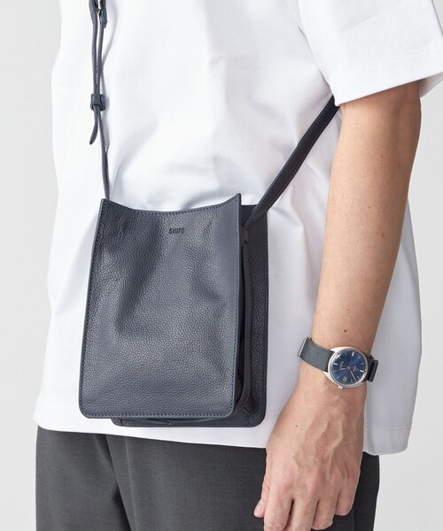 SHIPS（シップス） ショルダーバッグ SHIPS: レザー スクエア