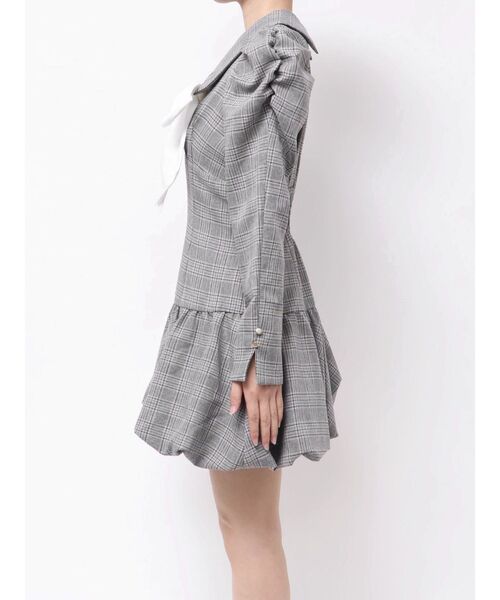 dazzlin（ダズリン） ワンピース バルーンチェックミニワンピース