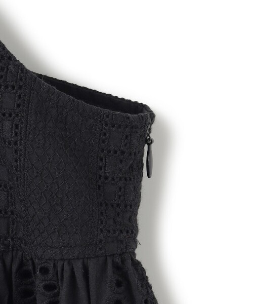 ブラウス シャツ 「洗える」コットンエンブロイダリー キャミソール