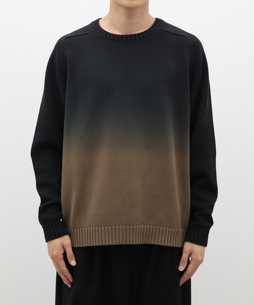 BoTT（ボット） セーター ニット 「BoTT / ボット」Dyed Raglan Knit