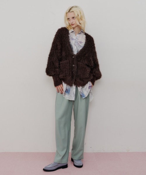 LA BELLE ETUDE（ラベルエチュード） カーディガン フェザーヤーン