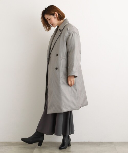 grove（グローブ） コート アウター すっきり見え、ステッチレス中綿